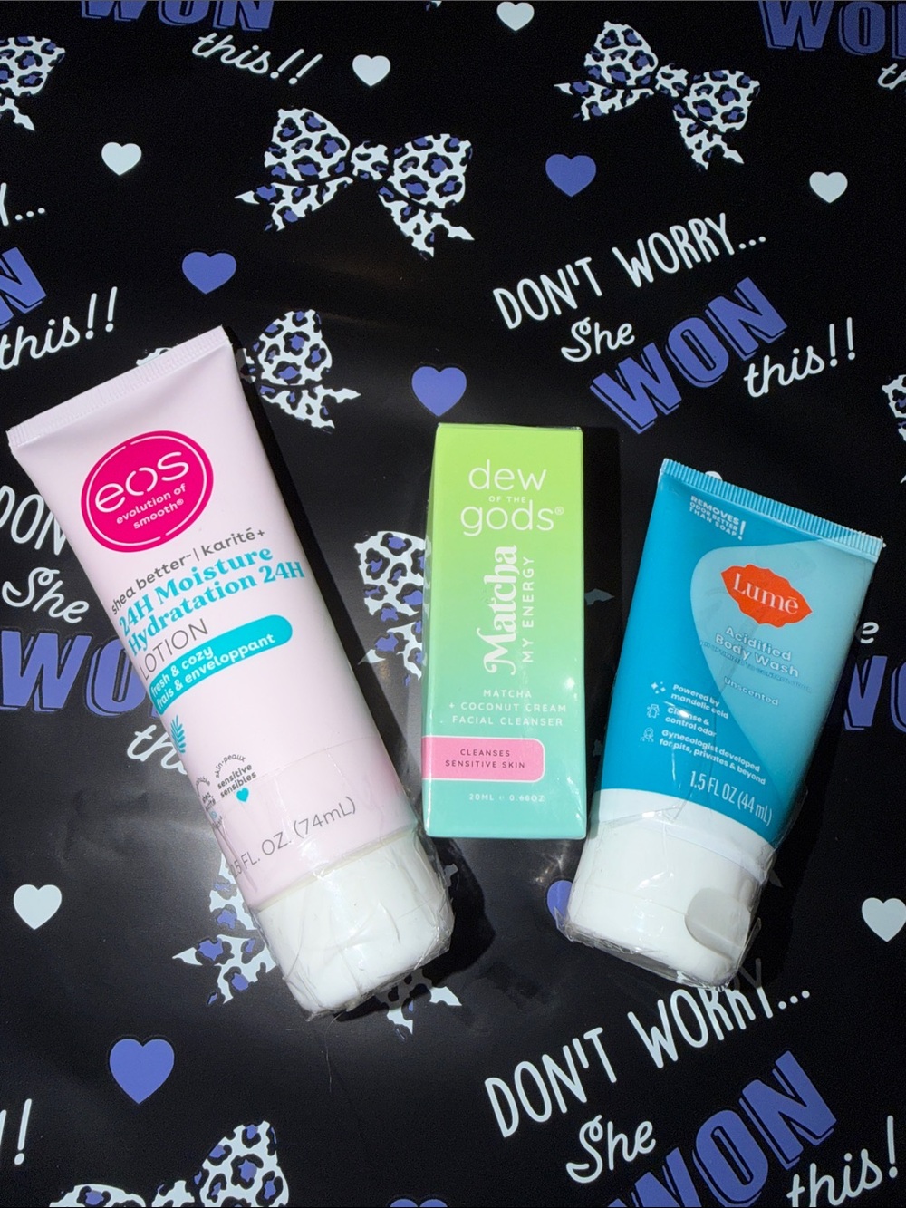eos Pink Tube 24H Moisture Lotion for Women, Lume & Dew of the Gods